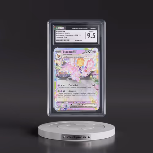 2024 Prismatic Evolutions - PRE EN #034/131 Espeon ex - Surprise Box (Prismatic Evolutions Stamp) (H