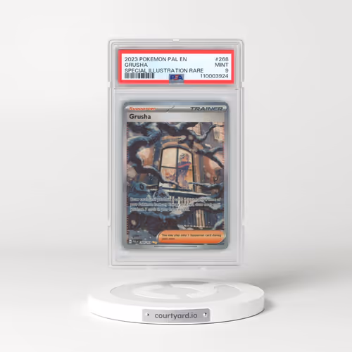 2023 Pokémon Pal EN-Paldea Evolved #268 Grusha - Special Illustration Rare (PSA 9 MINT)