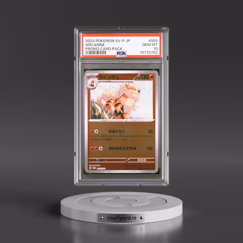 2023 Pokémon SV-P Promo #003 Arcanine - Promo Card Pack (PSA 10 GEM MINT)