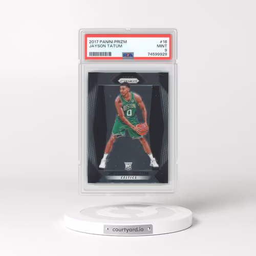 2017 Panini Prizm #16 Jayson Tatum (PSA 9 MINT)