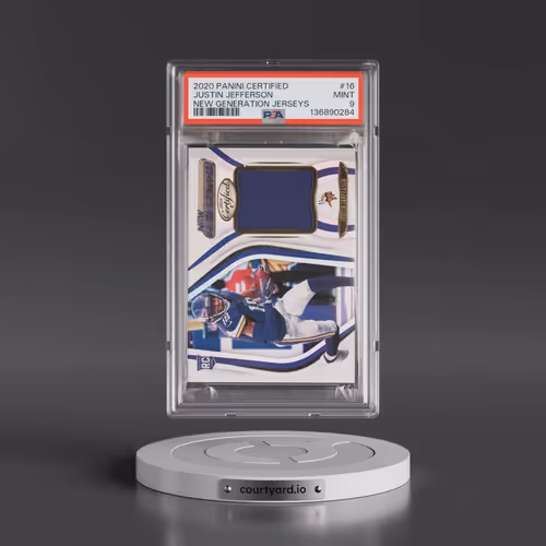 2020 Panini Certified New Generation Jerseys #16 Justin Jefferson (PSA 9 MINT)