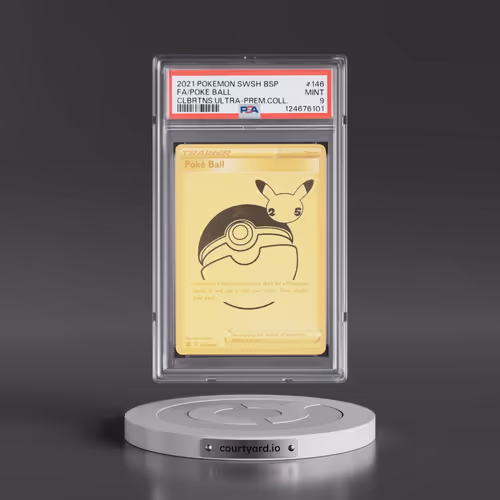2021 Pokémon Swsh Black Star Promo #146 Poke Ball - Full Art Celebrations Ultra-Premium Collection (