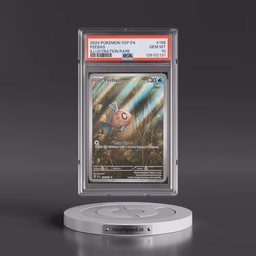 2024 Pokémon Ssp EN-Surging Sparks #198 Feebas - Illustration Rare (PSA 10 GEM MINT)