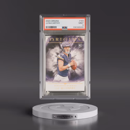2024 Panini Origins #103 JJ McCarthy (PSA 9 MINT)
