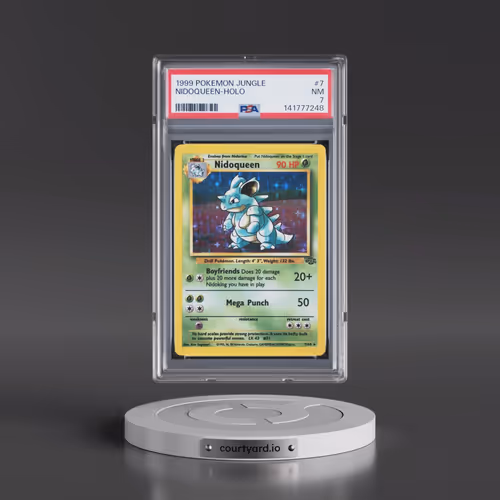 1999 Pokémon Jungle #7 Nidoqueen - Holo (PSA 7 NM)