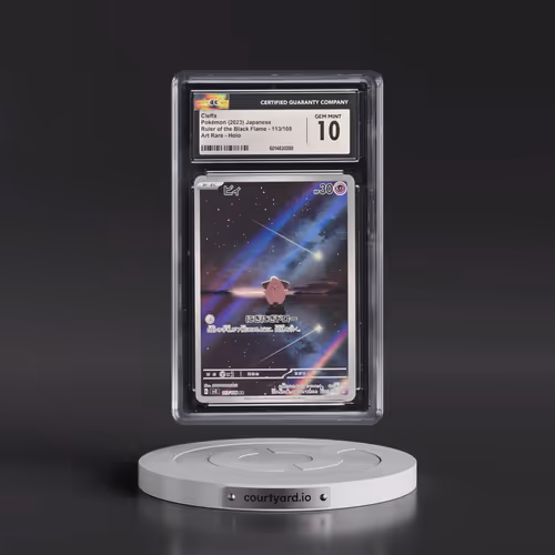 2023 Ruler of the Black Flame #113/108 Cleffa - Art Rare Holo (CGC 10 GEM MINT)