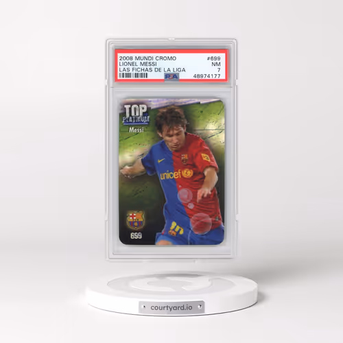 2008 Mundicromo Las Fichas de La Liga #699 Lionel Messi (PSA 7 NM)
