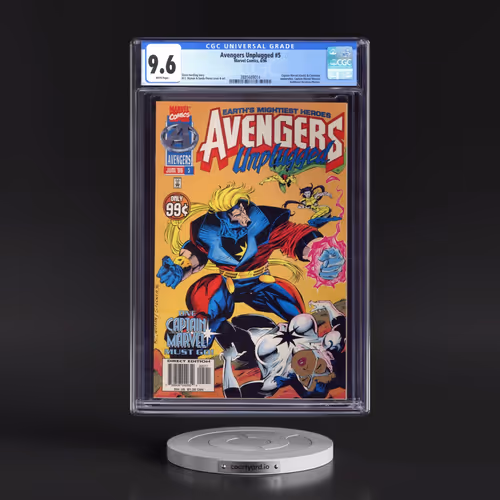 Avengers Unplugged #5 CGC 9.6 White Pages (Marvel Comics, 6/96) - Universal