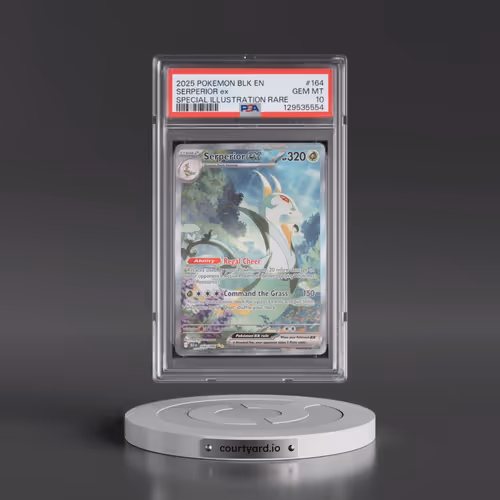 2025 Pokémon Blk EN-Black Bolt #164 Serperior EX - Holo Special Illustration Rare (PSA 10 GEM MINT)