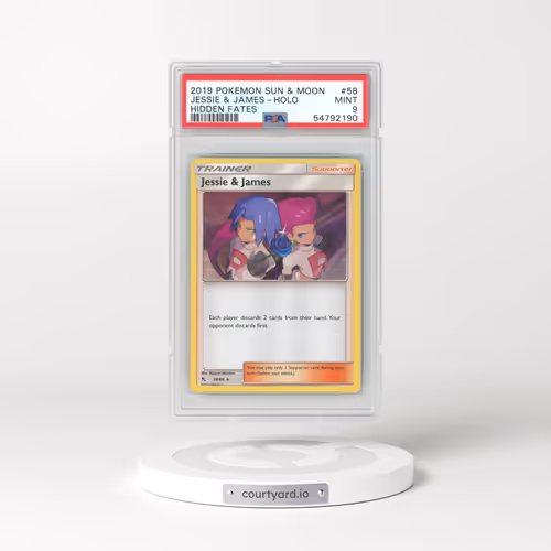 2019 Hidden Fates #58 Jessie & James - Holo (PSA 9 MINT)