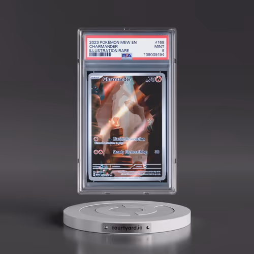 2023 Pokémon Mew EN-151 #168 Charmander - Illustration Rare (PSA 9 MINT)