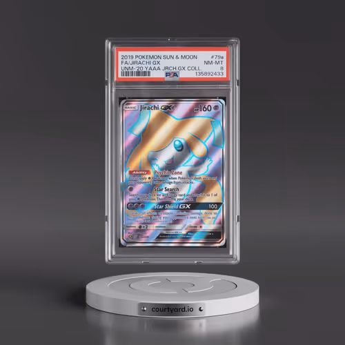 2019 Pokémon Sun & Moon Unified Minds #79a Jirachi GX - Holo Full Art 2020 Yellow A Alternate Art Ji