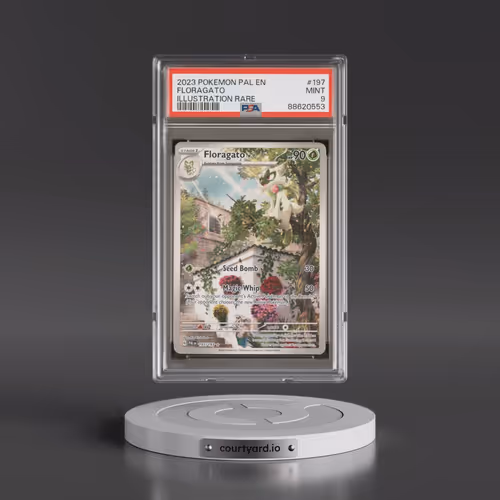 2023 Pokémon Pal EN-Paldea Evolved #197 Floragato - Illustration Rare (PSA 9 MINT)