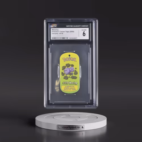 2000 Pokémon Trainer Tags (2000 Dairylea) - English #110 Weezing (CGC 6 EX-NM)