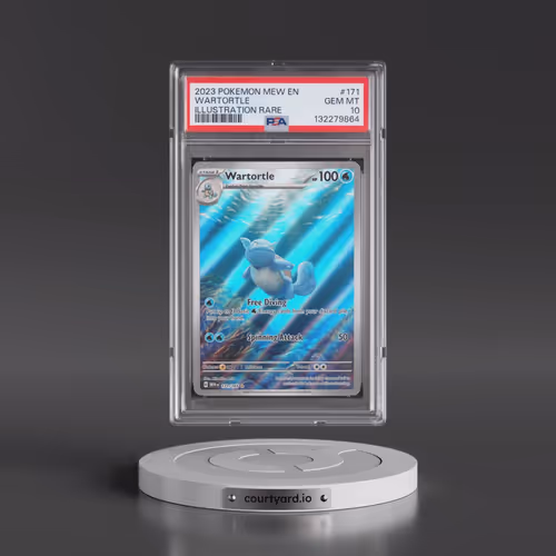 2023 Pokémon Mew EN-151 #171 Wartortle - Illustration Rare (PSA 10 GEM MINT)