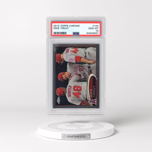 2012 Topps Chrome #144 Mike Trout (PSA 10 GEM MINT)