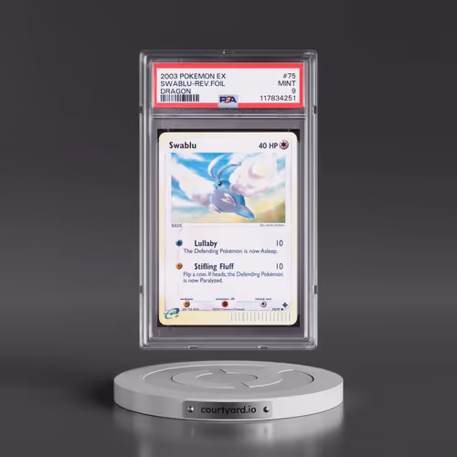 2003 Pokémon EX Dragon #75 Swablu - Reverse Foil (PSA 9 MINT)
