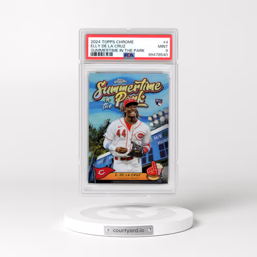 2024 Topps Chrome Summertime in the Park #4 Elly de La Cruz (PSA 9 MINT)