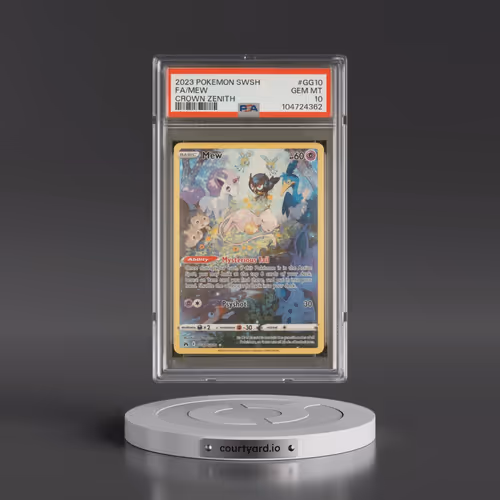 2023 Pokémon Sword and Shield Crown Zenith #GG10 Mew - Full Art (PSA 10 GEM MINT)