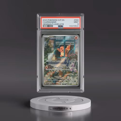 2023 Pokémon Svp EN-SV Black Star Promo #044 Charmander - Obsidian Flames Elite Trainer Box (PSA 9 M