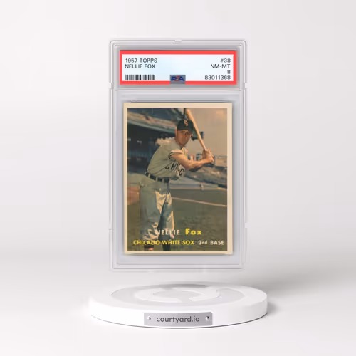 1957 Topps #38 Nellie Fox (PSA 8 NM-MT)