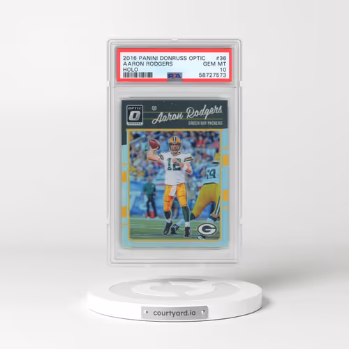 2016 Panini Donruss Optic #36 Aaron Rodgers - Holo (PSA 10 GEM MINT)