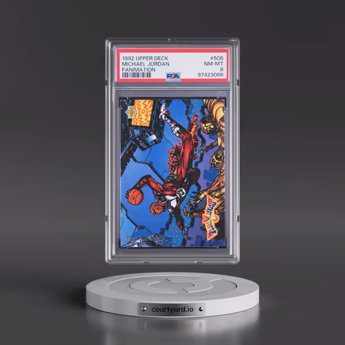 1992 Upper Deck #506 Michael Jordan - Fanimation (PSA 8 NM-MT)