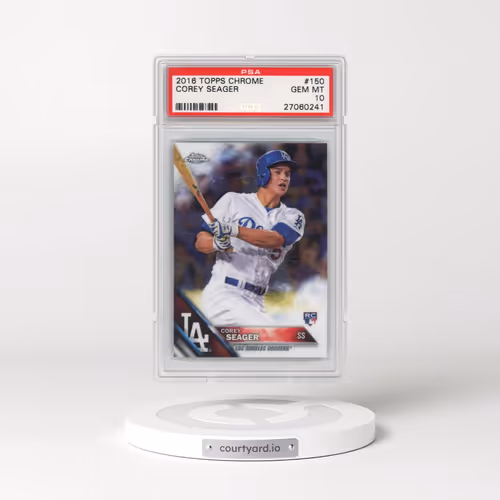 2016 Topps Chrome #150 Corey Seager (PSA 10 GEM MINT)