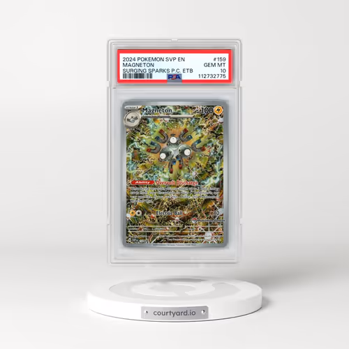2024 Pokémon Svp EN-SV Black Star Promo #159 Magneton - Surging Sparks Pokemon Center Elite Trainer