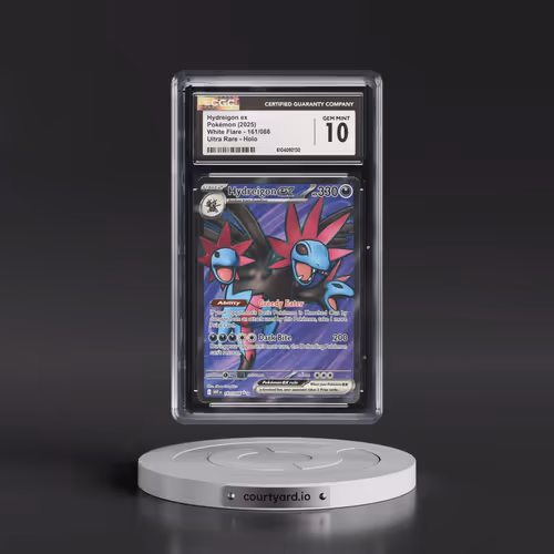 2025 Pokémon Wht EN-White Flare #161 Hydreigon EX - Holo Ultra Rare (CGC 10 GEM MINT)