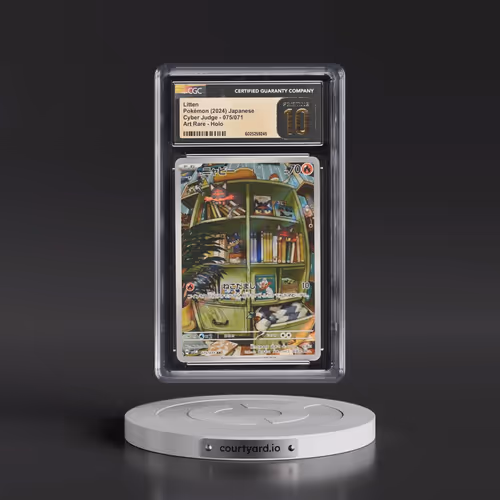 2024 Cyber Judge #075/071 Litten - Art Rare Holo (CGC 10 PRISTINE)