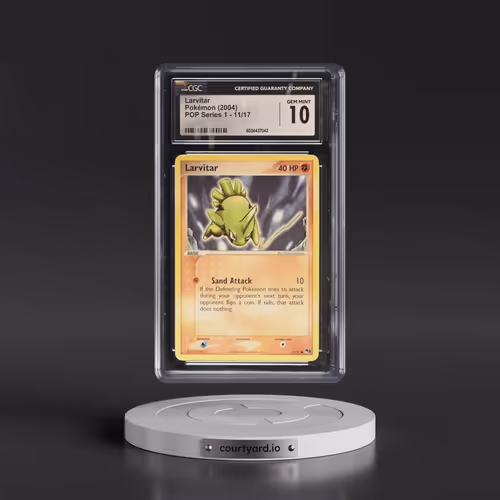 2004 Pokémon Pop Series 1 #11 Larvitar (CGC 10 GEM MINT)