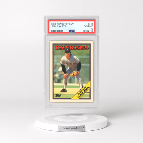 1988 Topps Tiffany #716 Lenn Sakata (PSA 10 GEM MINT)