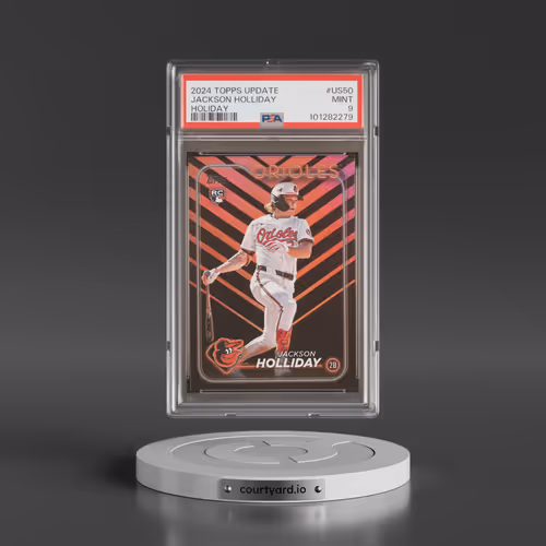 2024 Topps Update #US50 Jackson Holliday - Holiday (PSA 9 MINT)