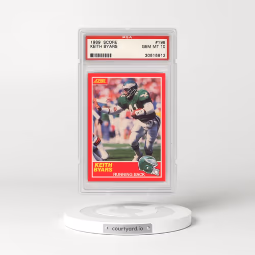1989 Score #198 Keith Byars (PSA 10 GEM MINT)