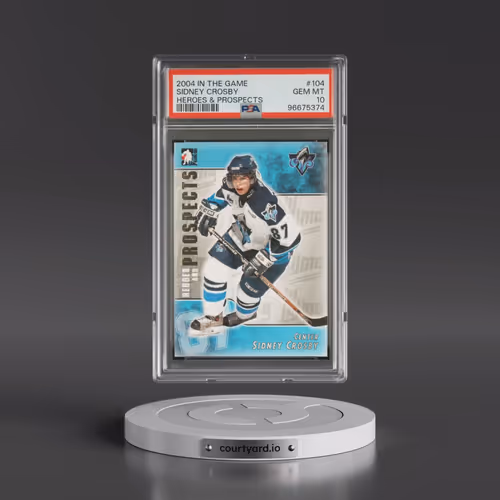 2004 In the Game Heroes & Prospects #104 Sidney Crosby (PSA 10 GEM MINT)