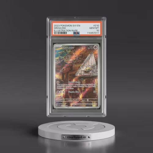 2023 Pokémon Svi EN-Scarlet & Violet #210 Drowzee - Illustration Rare (PSA 10 GEM MINT)