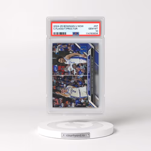 2024-25 Bowman U Now #97 Cooper Flagg/Tyrese Proctor (PSA 10 GEM MINT)