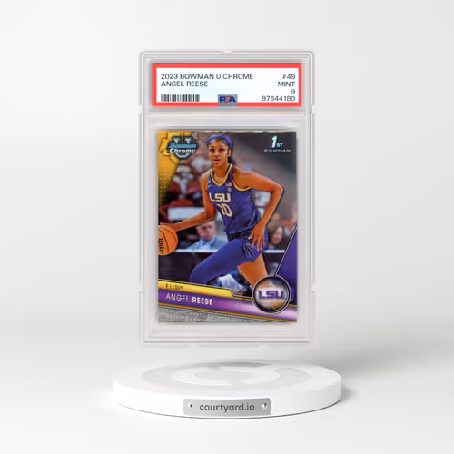 2023 Bowman University Chrome #49 Angel Reese (PSA 9 MINT)