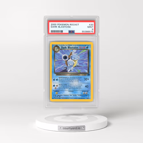 2000 Pokémon Rocket #20 Dark Blastoise (PSA 9 MINT)
