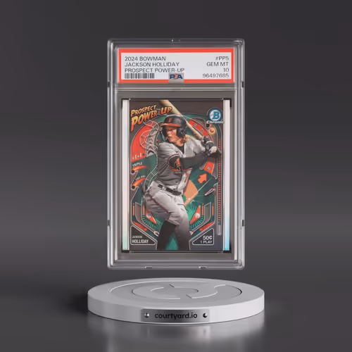 2024 Bowman Prospect Power-Up #PP5 Jackson Holliday (PSA 10 GEM MINT)