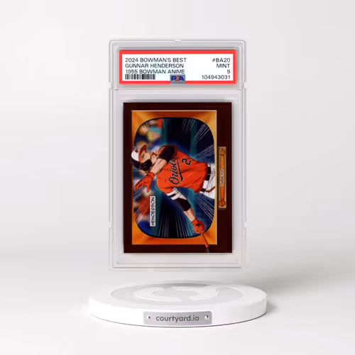 2024 Bowman's Best 1955 Bowman Anime #BA20 Gunnar Henderson (PSA 9 MINT)