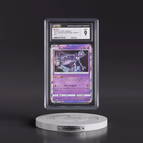 2019 Tag Team GX: Tag All Stars #054/173 Mewtwo - Holo (CGC 9 MINT)