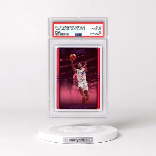 2018 Panini Chronicles #300 Shai Gilgeous-Alexander - Pink (PSA 10 GEM MINT)
