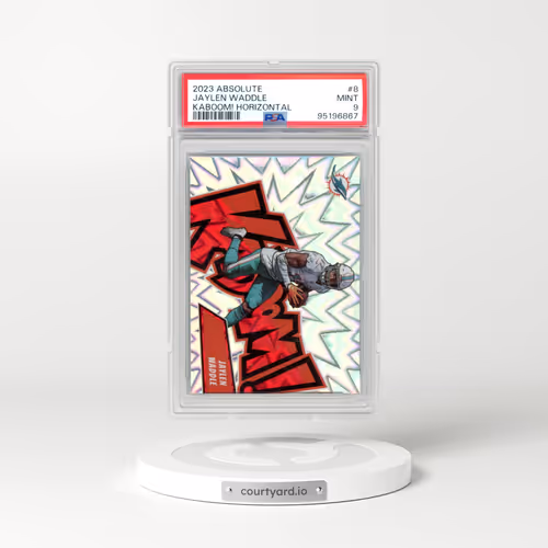 2023 Panini Absolute Kaboom! Horizontal #8 Jaylen Waddle (PSA 9 MINT)