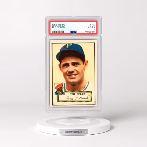 1952 Topps #150 Ted Beard (PSA 4 VG-EX)