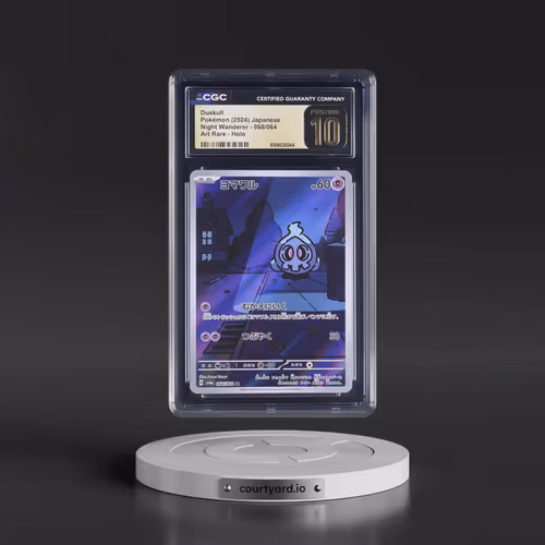 2024 Pokémon Sv6a-Night Wanderer #068 Duskull - Art Rare (CGC 10 PRISTINE)