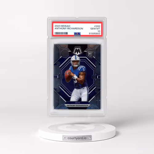 2023 Panini Mosaic #282 Anthony Richardson (PSA 10 GEM MINT)