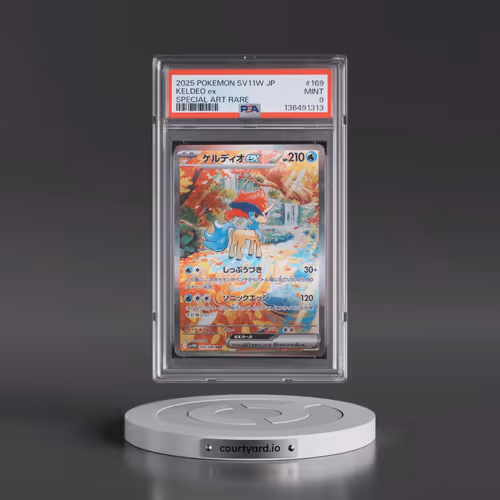 2025 Pokémon Sv11w-White Flare #169 Keldeo EX - Holo Special Art Rare (PSA 9 MINT)