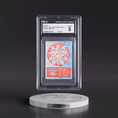 1998 New Pokémon Kids 4 (Toys 125-137 on Back) #137 Starmie (CGC 8 NM-MT)